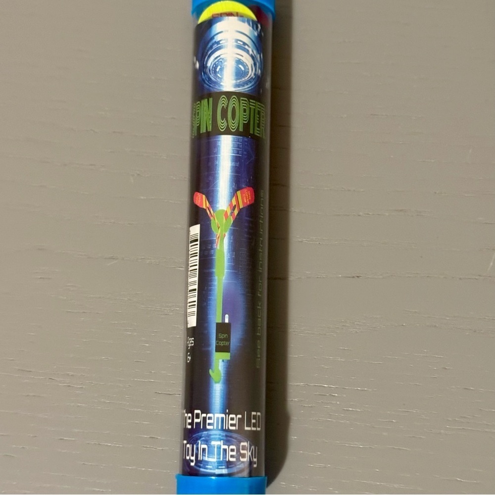 Spin copter toy, never opened, brand new